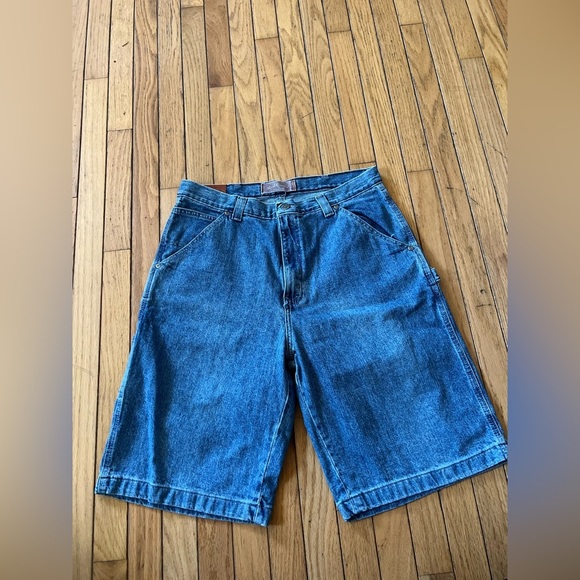 Red Camel Cargo Carpenter Shorts Men’s Size 34 Medium Wash 11”inseam NWT - Picture 1 of 6